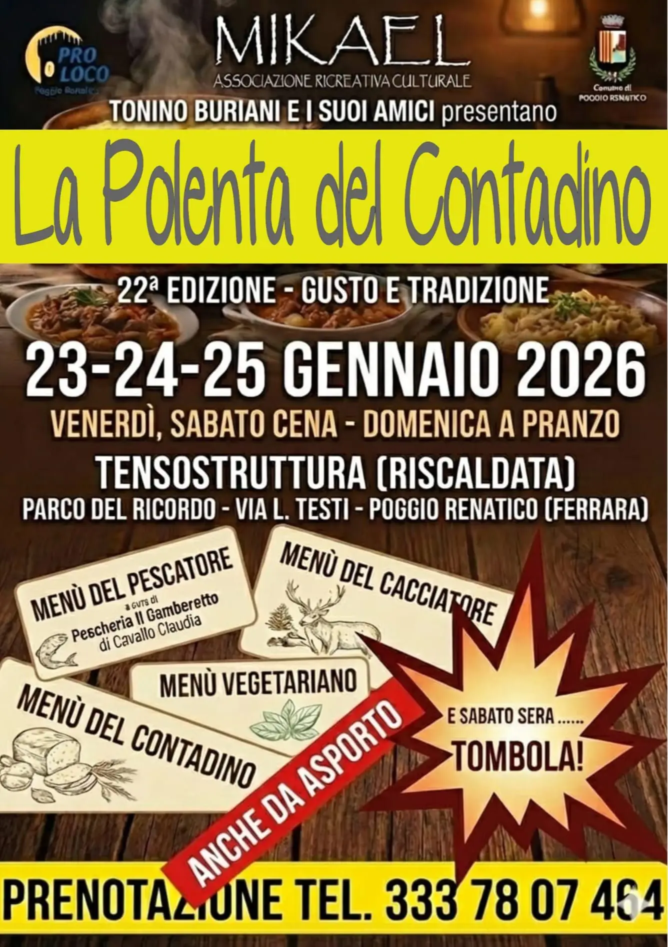 LA POLENTA DEL CONTADINO