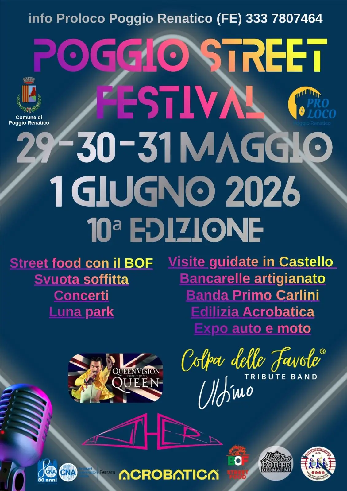 POGGIO STREET FESTIVAL - 10ª EDIZIONE! - evento Pro Loco Poggio Renatico