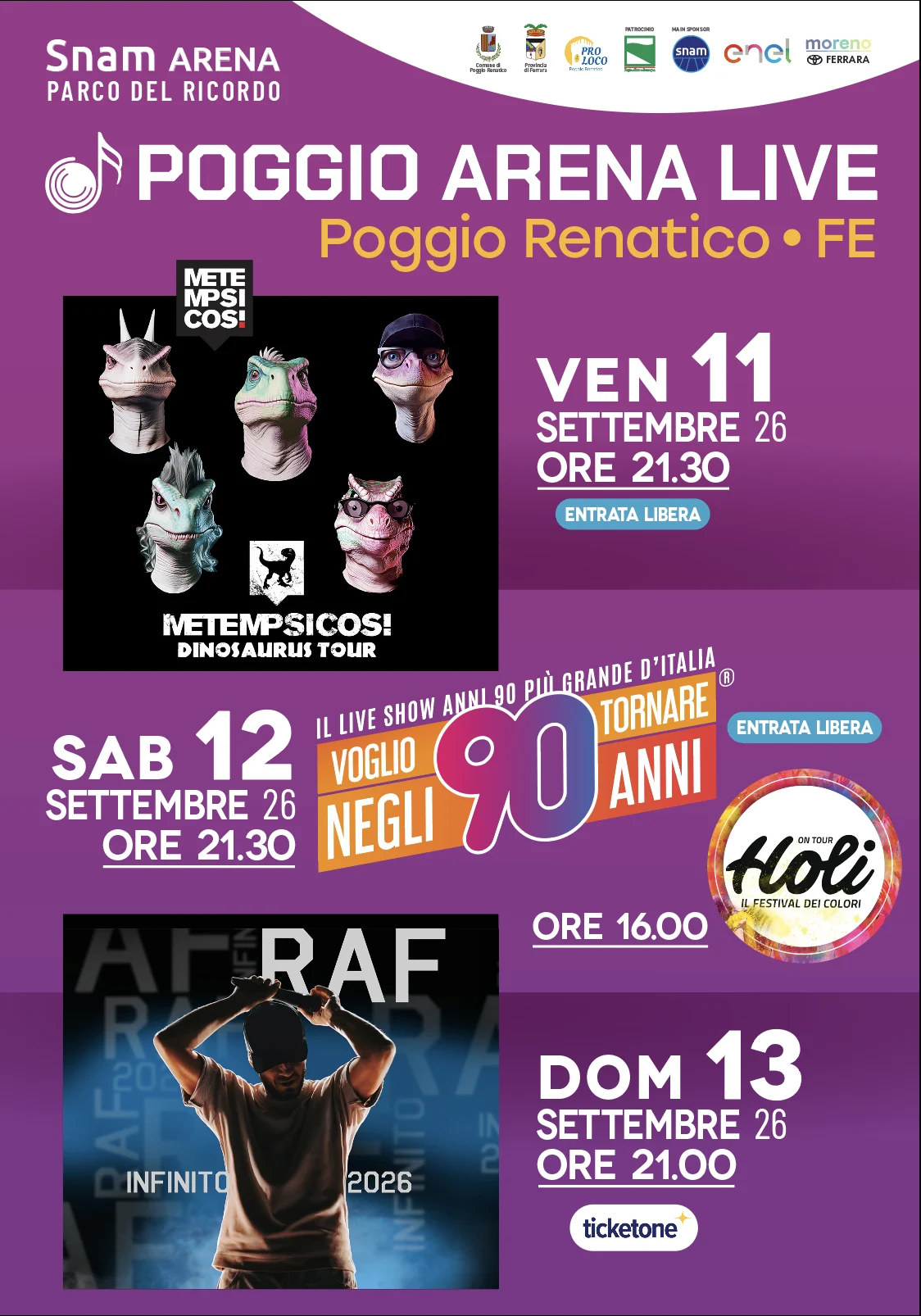 Poggio Arena Live 2026